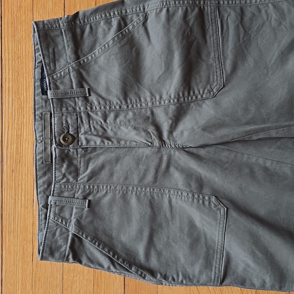 Banana Republic, Olive Green, Cargo Jogger Pants, EUC, Women's 2 - Picture 3 of 14